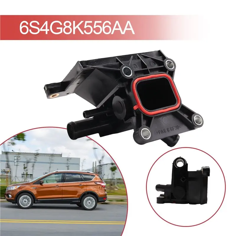 A58X-Engine Coolant Water Outlet For Ford Escape Transit Connect- Part Numbers 6S4Z-8K556-A 85928 6S4G8K556AA