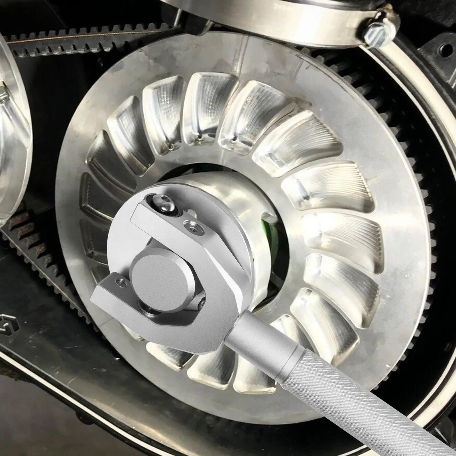 

Набор инструментов для замены ремня сцепления, алюминиевый, черный, для Can-Am Maverick X3, решение для быстрого снятия