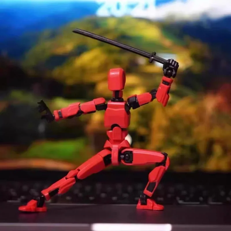 Lucky 13 Pop Speelgoed Gezamenlijke Beweegbare 3d Afdrukken 3e En 4e Generatie Marionet Transformatie Pop Diy Model Diamant Handstuk Gift