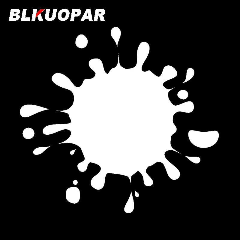 BLKUOPAR for Black Ink Splatter Car Stickers Simple Creative Decals Die Cut Scratch-Proof Air Conditioner Helmet Decor Car Label