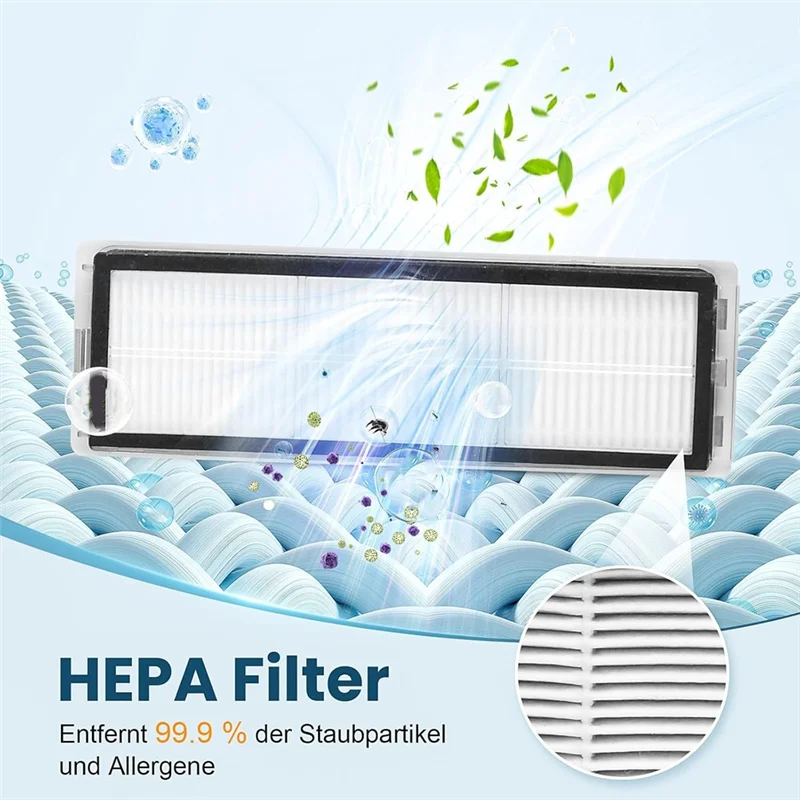 

BAAO-Replacement Parts For Dreame D10 Plus Gen 2/RLD32GD Vacuum Cleaner Parts Main Side Brush Filter Dust Bag Mop Cloth
