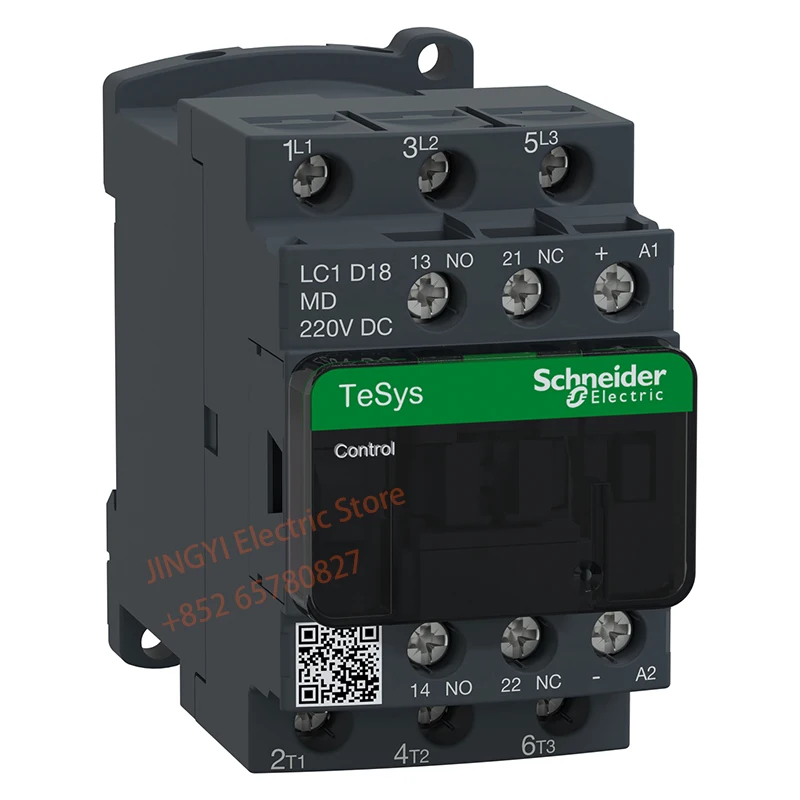 

LC1D18MDC New Three-pole Contactor 3P 18A 220VDC One DC See Details