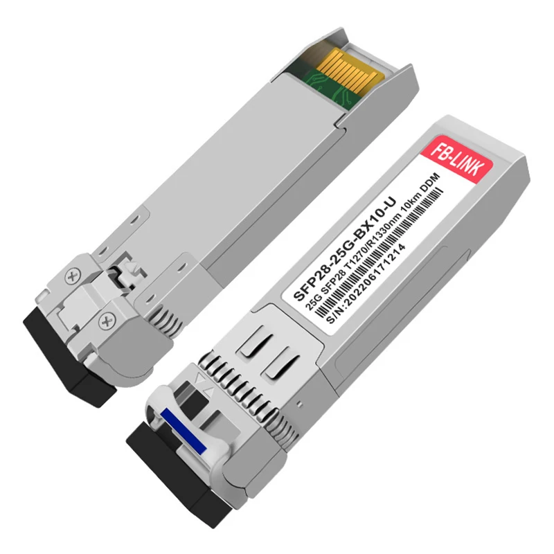 Imagem -02 - Módulo Transceptor Óptico Bidi Sfp28 10km 20km 1270nm 1330nm para Cisco Millenox Huawei Mikrotik Switch para Ethernet