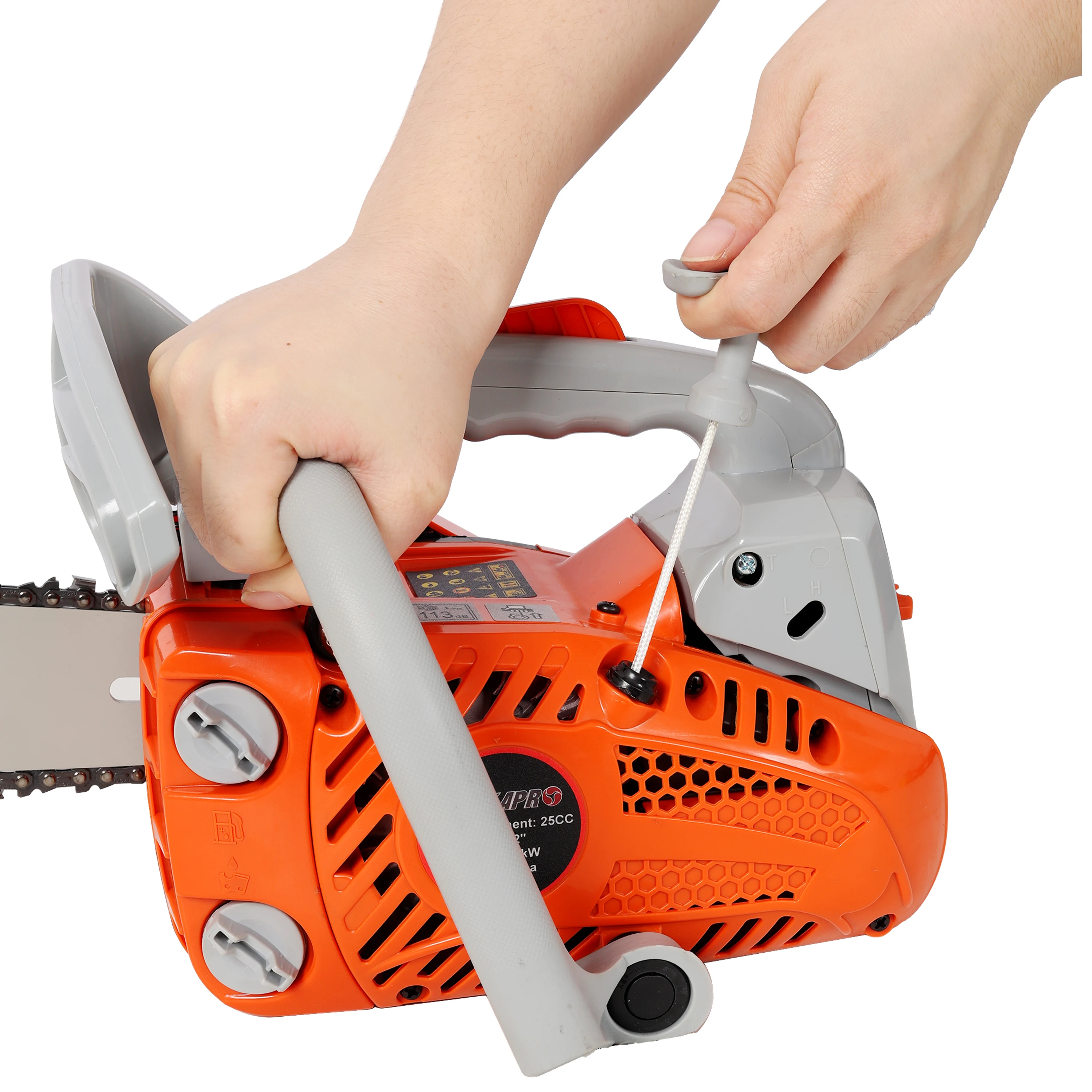 25cc Gas Powered Chainsaw 12 Inch, 2-Stroke Gasoline Chain Saw EPA Compliant with Storage Bag for Tree Pruning Wood Cutting