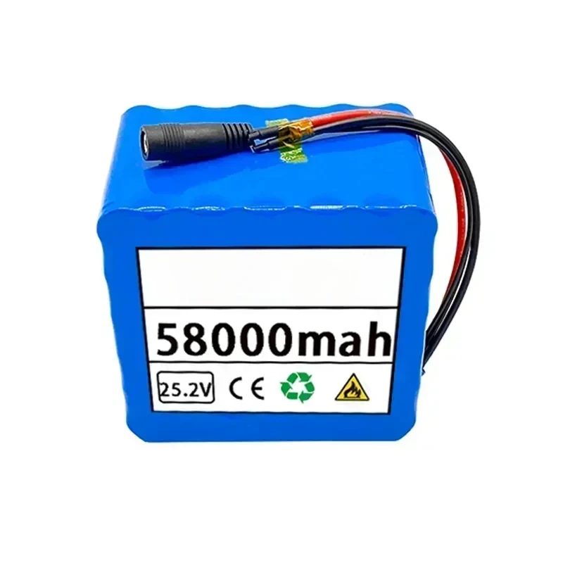 100% Original New Lithium Battery 6S6P 25.2V 58000MAH, Battery Series Used for Wheelchairs, Including BMS and Charger