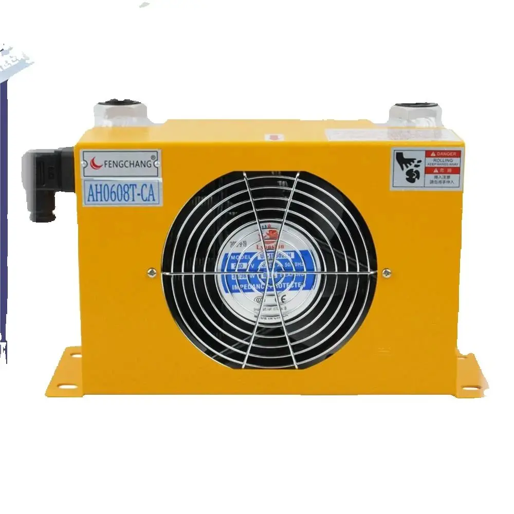 Oil Cooling Machine 110v 220v 24v 12v 380v 60L/min Hydraulic Air Cooler AH0608T-CA Hot Selling Hardware Tools Fan Air Cooling