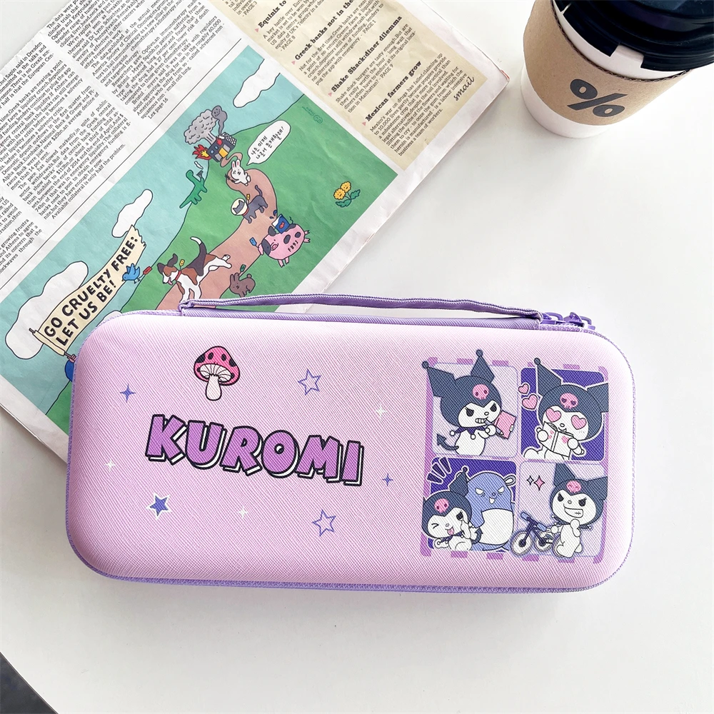 For Nintendo Switch OLED Storage Bag Portable NS Console Game Accessories Carrying Case Snoopy Pochacco Kitty Melody Kuromi