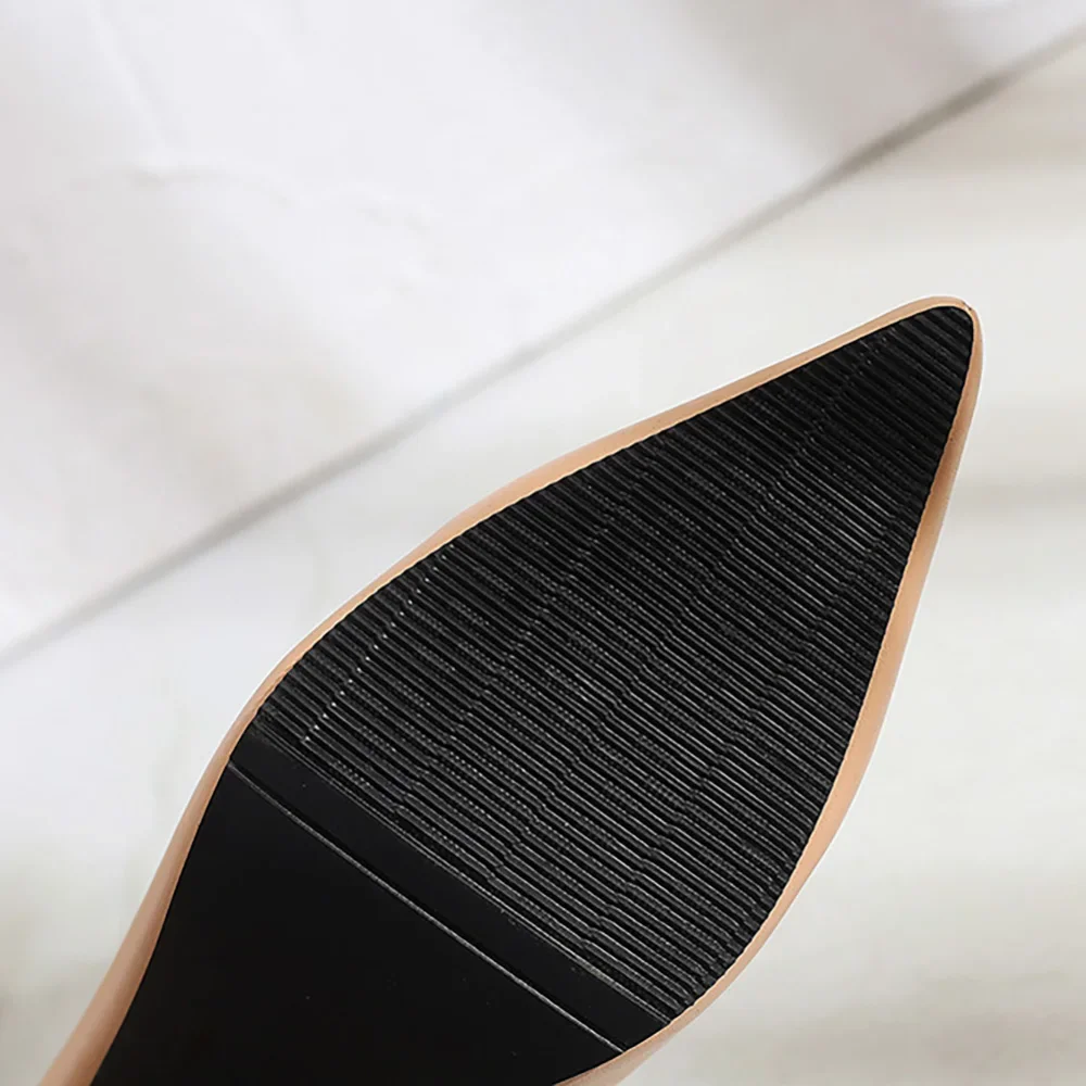 Brand New Pointed Toe Black Gray Women Dress Pumps High Heels Lady Office Shoes SA26 Plus Big Small Size 28 30 43 46