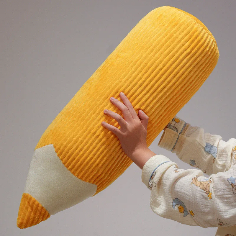 Almohada de felpa de lápiz de colores de 70cm, lápiz de simulación, juguete de peluche, regalo para estudiantes, decoración de habitación, lápiz de cama, cojín suave relleno