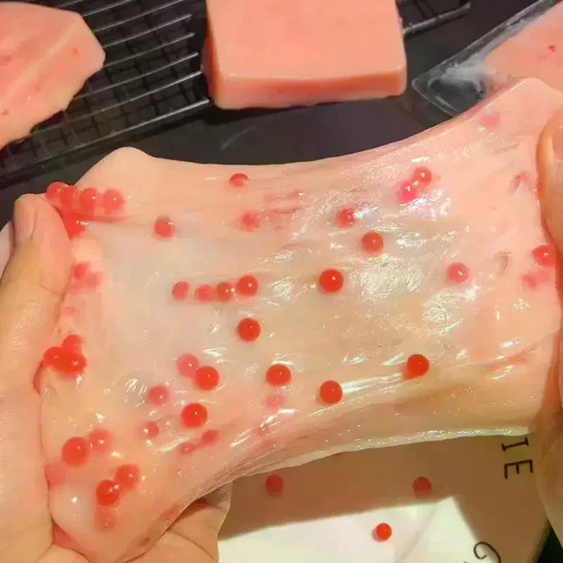 Jouet à presser à Texture Squishy, 2 pièces, conception sensorielle, jouet réutilisable, Fidget Super doux, soulage l'anxiété