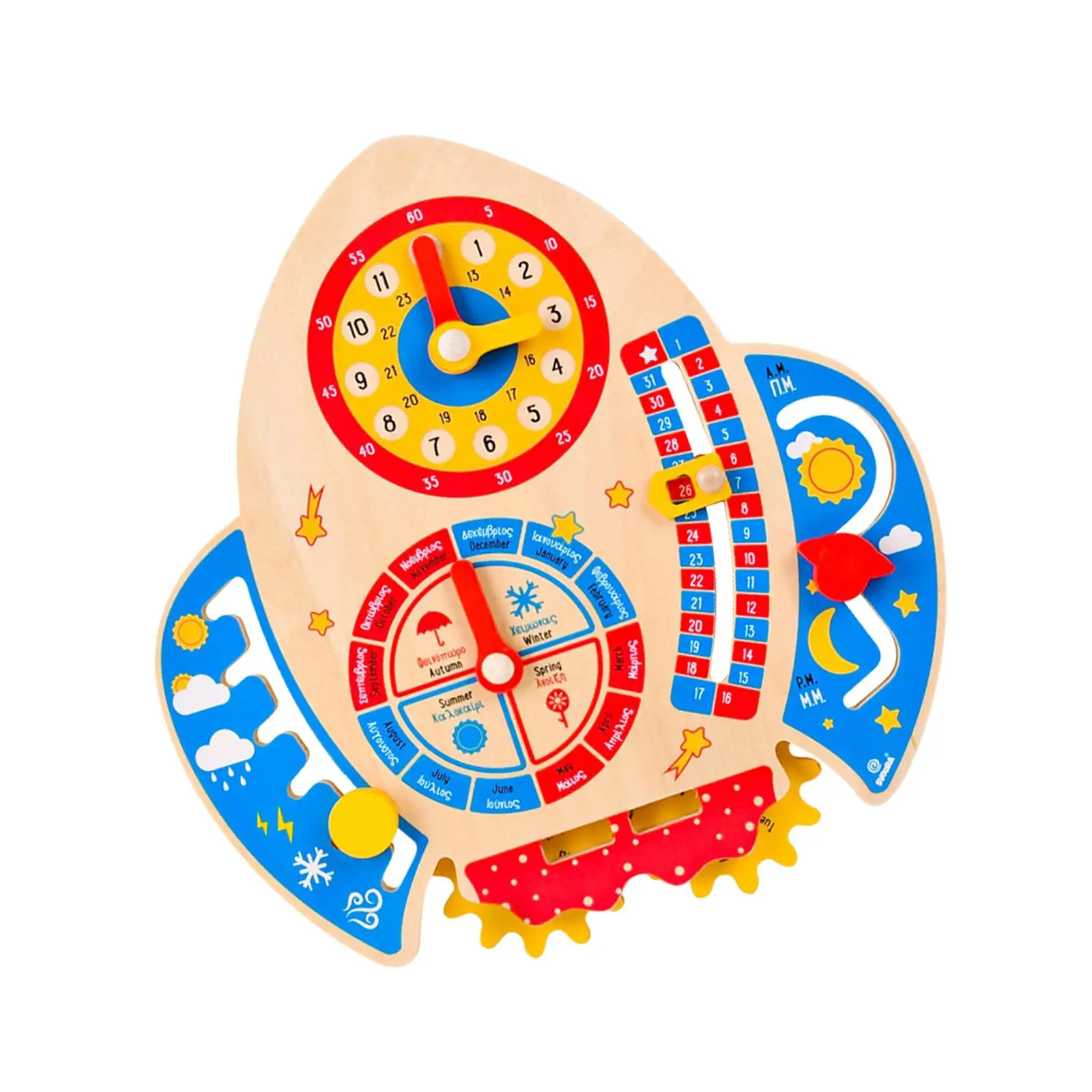 Calendar Board Toys Early Educational Toy Weather Number for Children image 4