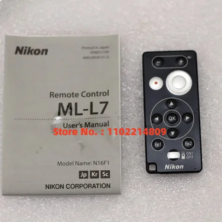 Ml-l7 wifi controle remoto para câmera nikon, p1000, p950, b600, a1000, z50, novo