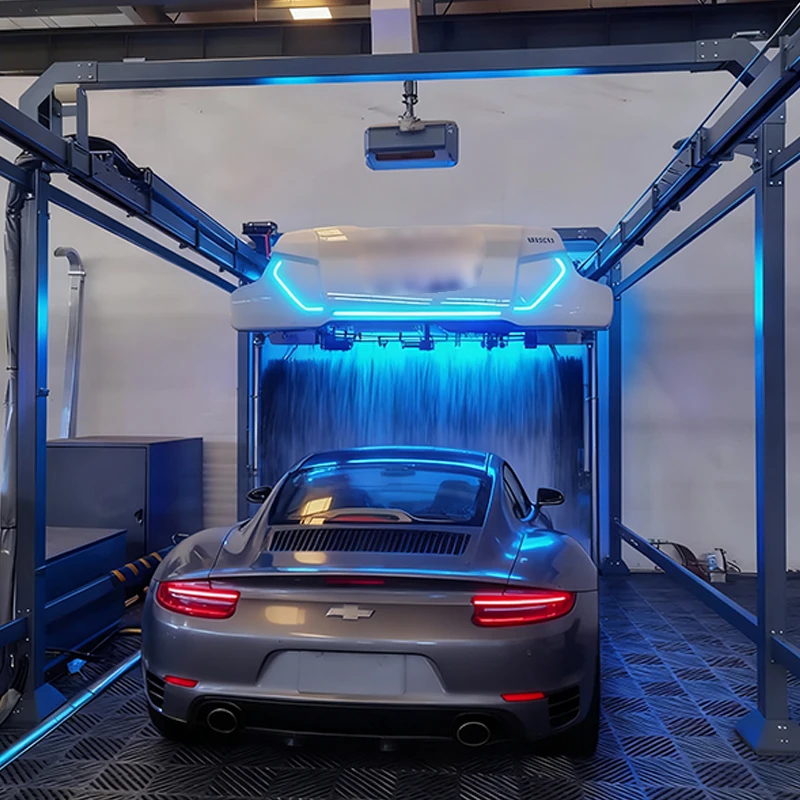 YG Customized 360 Full Automatic Electric Car Wash Machine System With Brushless Motor Touchless Operation Dryer Competitive Pri