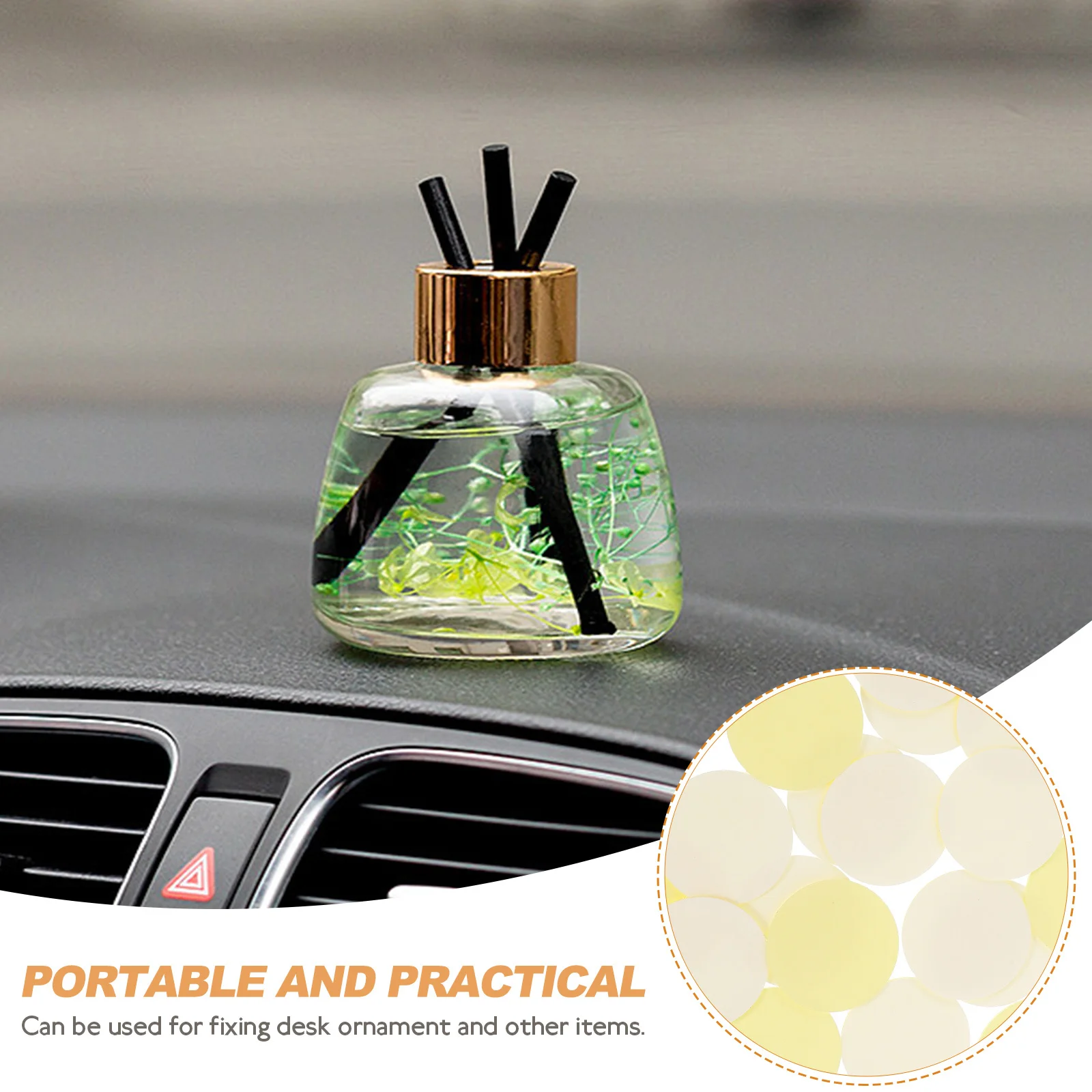 

24Pcs Double Sided Round Tape Self Adhesive Strong Stickness Multipurpose Mounting Sticker Pads for Home Office Car