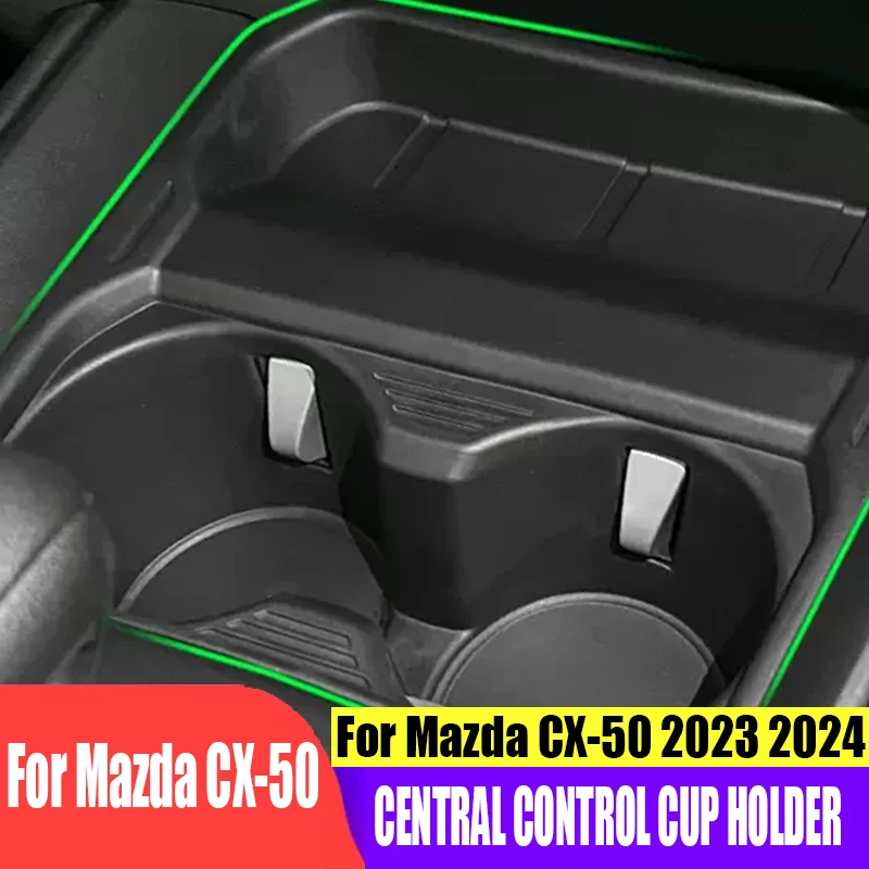 For Mazda CX-50 2023 2024 Car personality front water cup cover storage box car interior compartment storage box