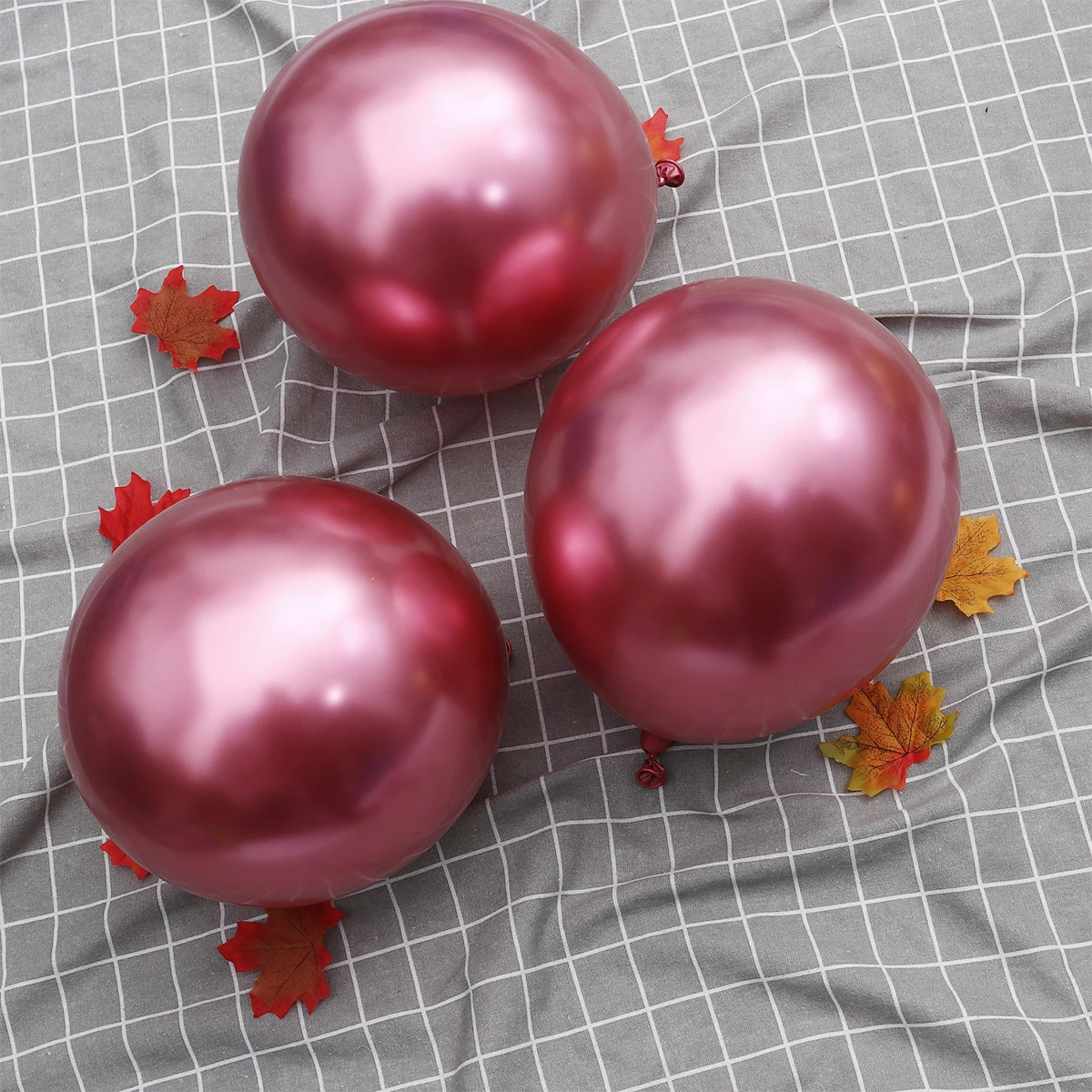 

50 Pcs Candy Metallic Balloons Baby Wedding Decor Birthday Decoration with Tassels Party