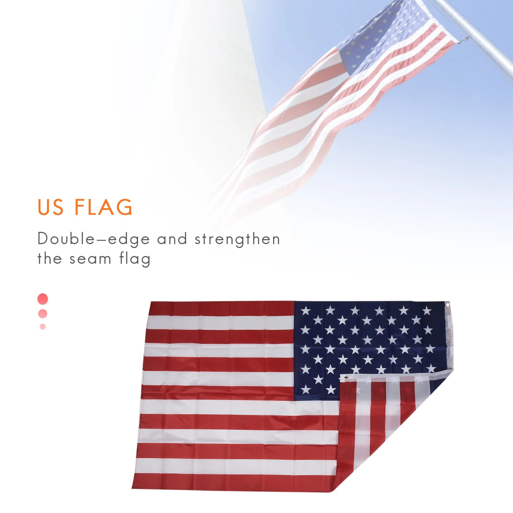 FTGT-Promotion American flag USA - 150 x 90cm (100% image-compliant)