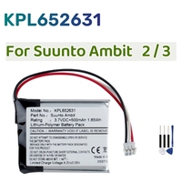KPL652631 battery 652631 3.7V 500mAh Li-polymer Battery For smart Watch GPS Suunto Ambit Ambit 2 Ambit 3 Peak+Tools