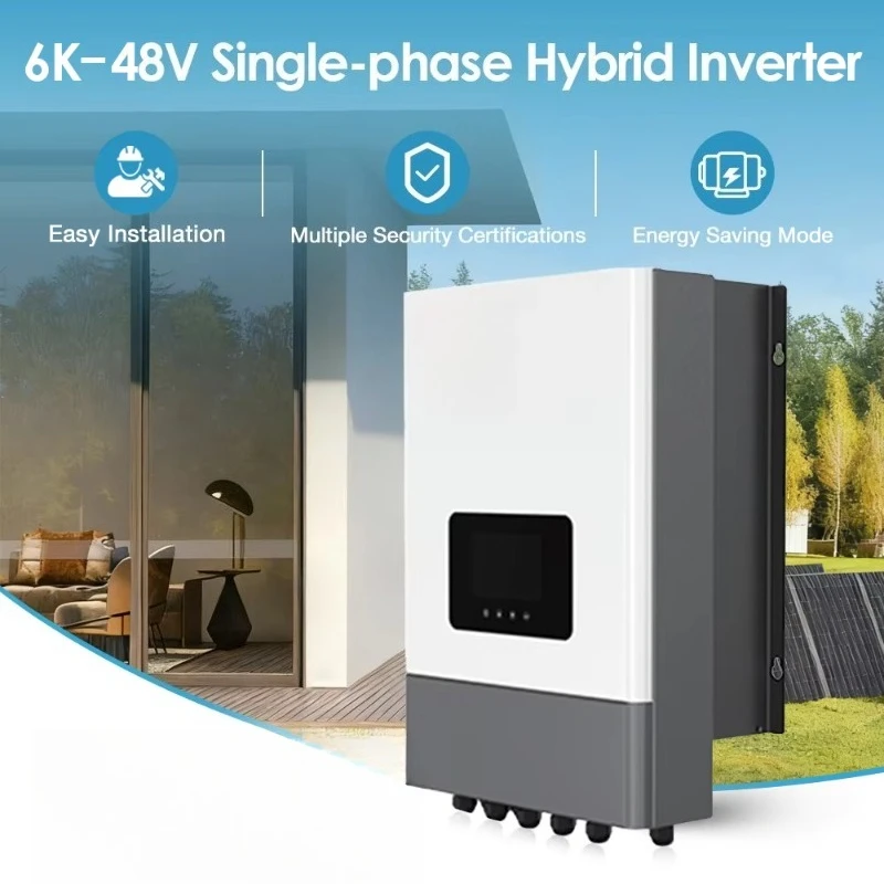 High Quality Low Price Pure Sine Wave Energy Storage off Grid Hybrid Solar Inverter Charger 3kva Dual Output 40-60V