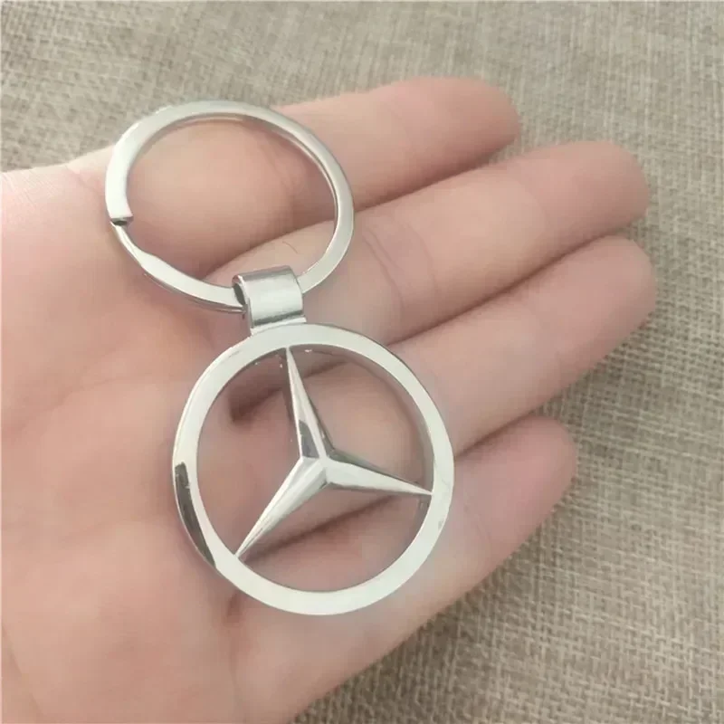 Alloy for W213 W205 W204 CLK CLA GLC GLE W210 W124 W168 W222 W251 Car Keychain Keyring Pendant Holder Accessories