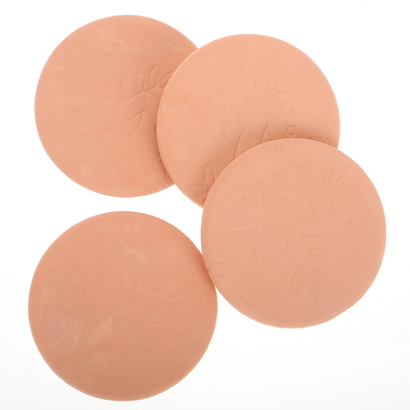 

4 Pcs Softener Reusable Terracotta Keeper Discs Food Storage Cookie Cookie Stamps Brown Sugar Keeper Disc Stamps Preservation