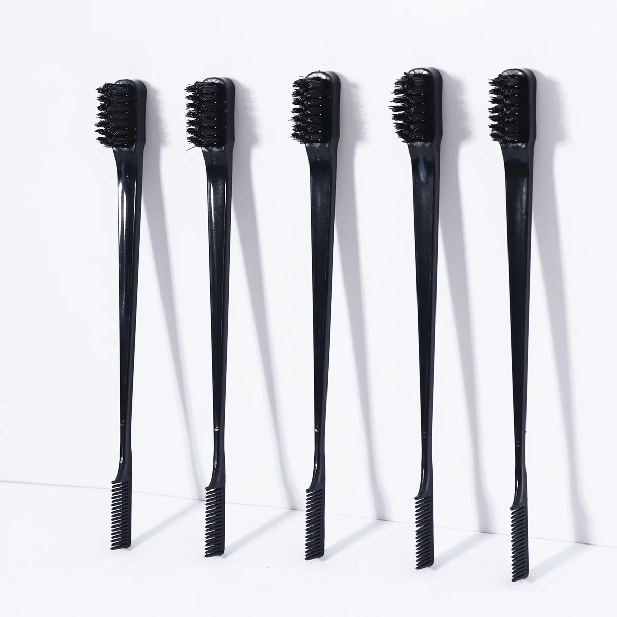 5 قطع من فرش الشعر مع التحكم في الحواف، متوفرة بألوان متعددة، مناسبة لاستخدام الصالون، خاصة للشعر المستعار الحقيقي