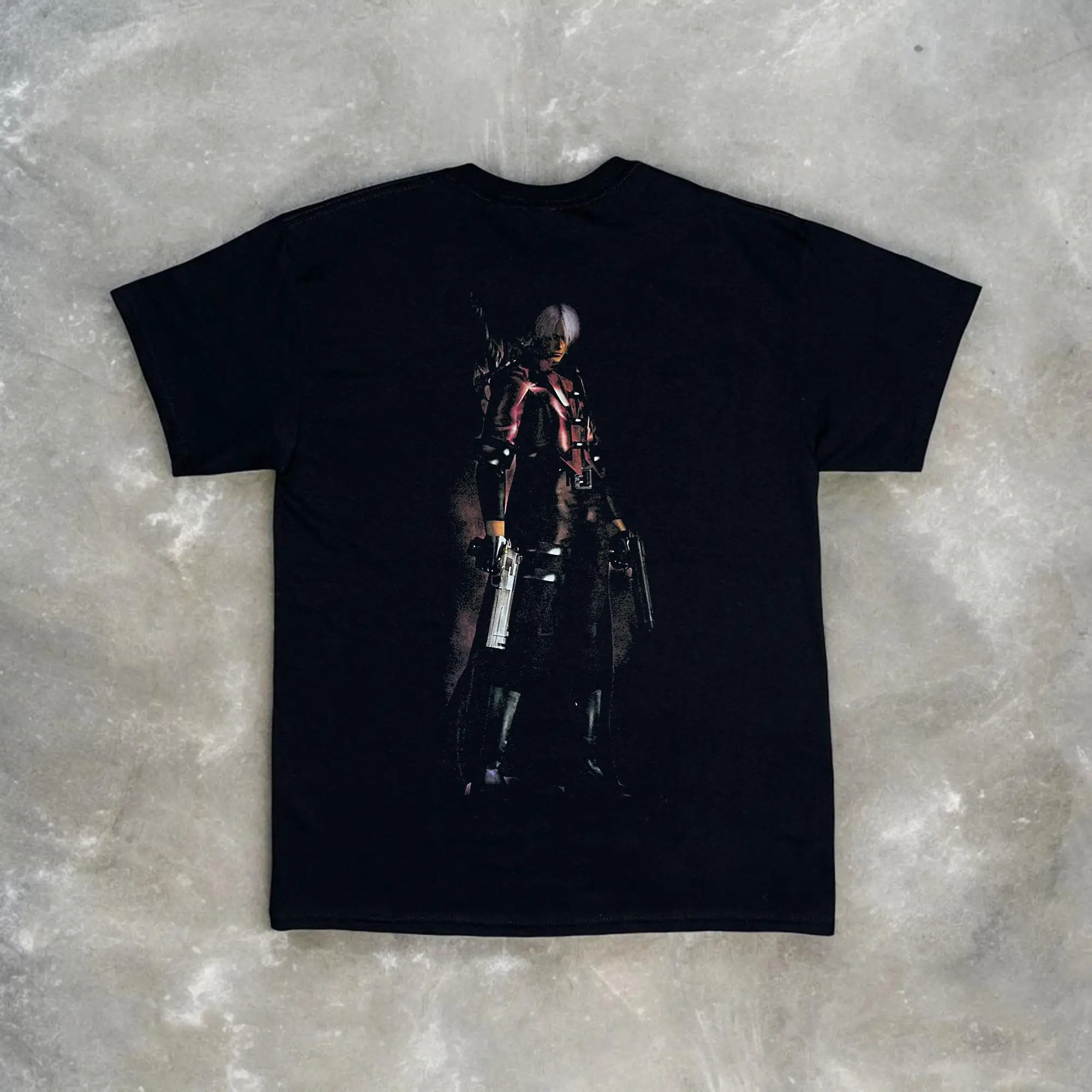 Devil May Cry T-Shirt Retro Y2K Video Game Tee Gothic Streetwear Summer Men's and Women's Loose and Breathable T-shirt Top