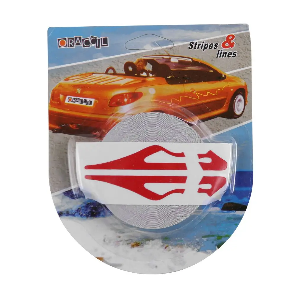 Decoration Waist Line Multicolor Car Body Decal Vinyl Sticker Double Line Tape Pinstripe Steamline