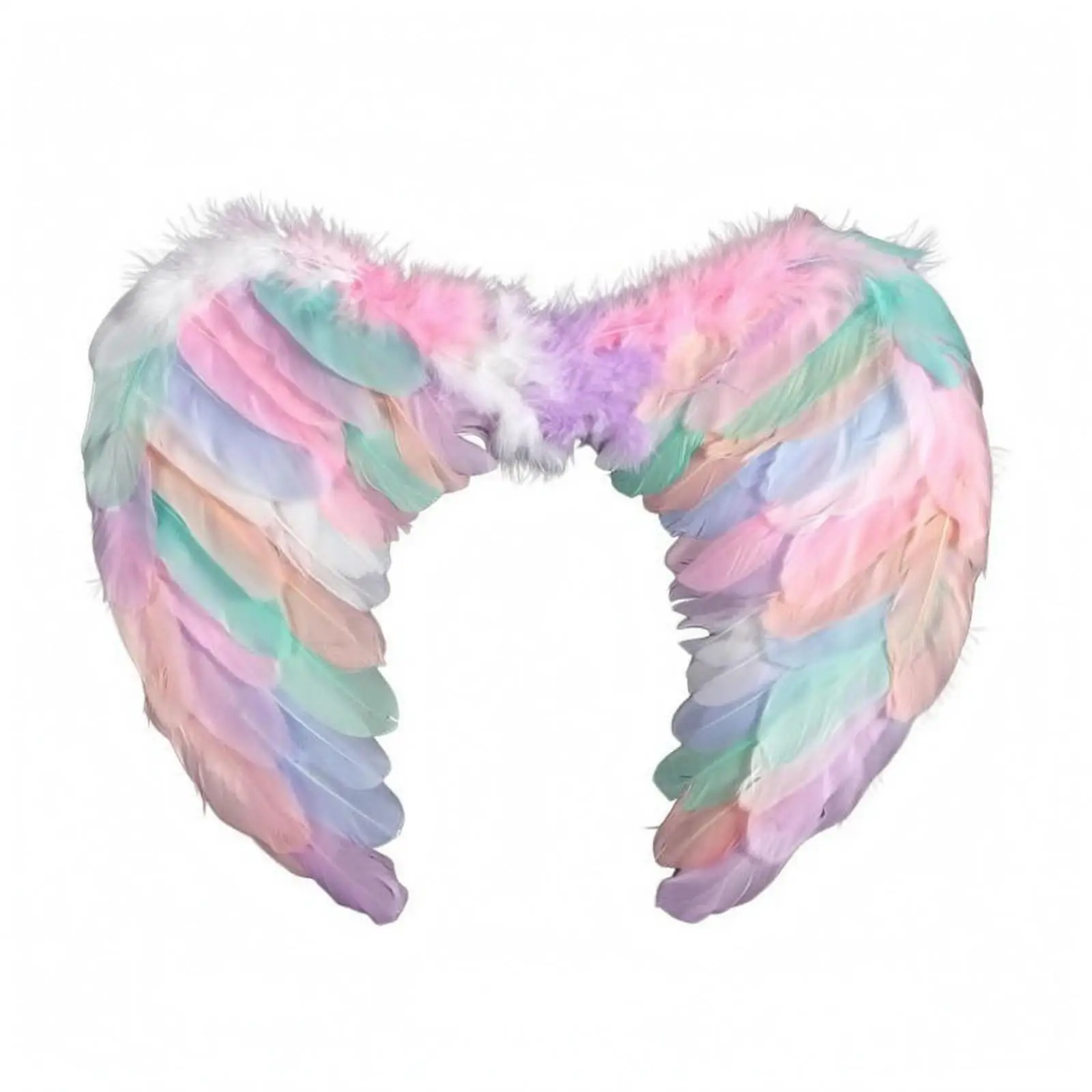 Feather Angel Goose Feathers Angel Feather Handmade Fairy-Tale Horse Headband Set