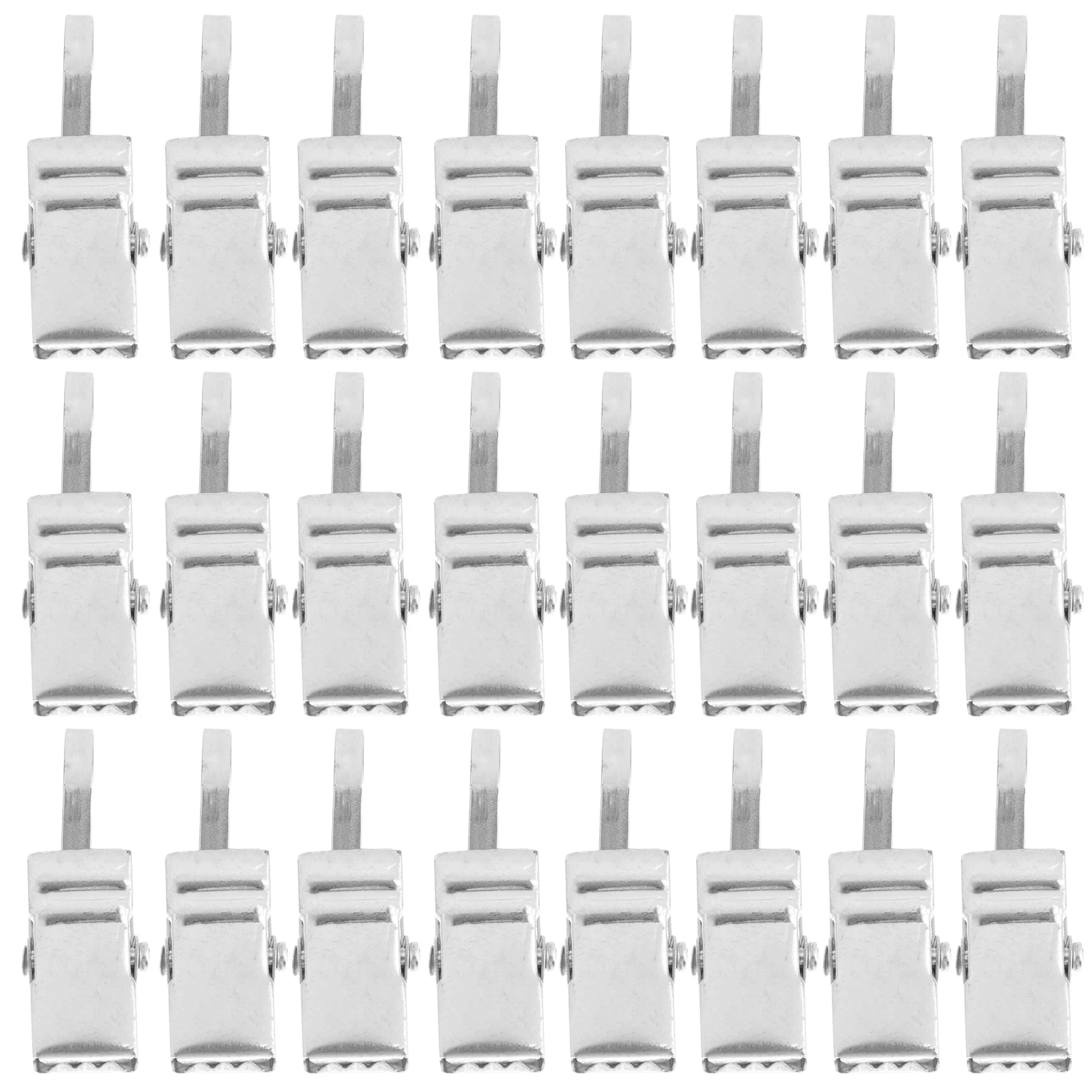 

30Pcs Stainless Steel Curtain Clip Rings Heavy Duty Tension Clamps for Drapery Hanging Art Projects Office Home Decor