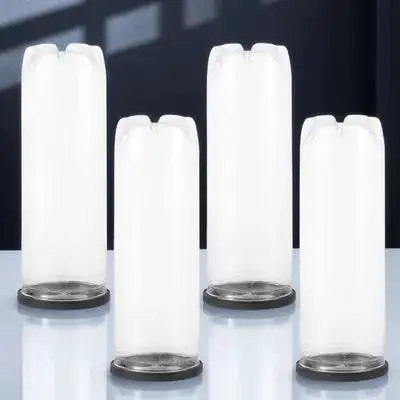 

4Pcs Easy Carry Clear Tennis Ball Container PVC Wear Resistant Balls Holder for Tennis Ping Pong Badminton Outdoor Sports