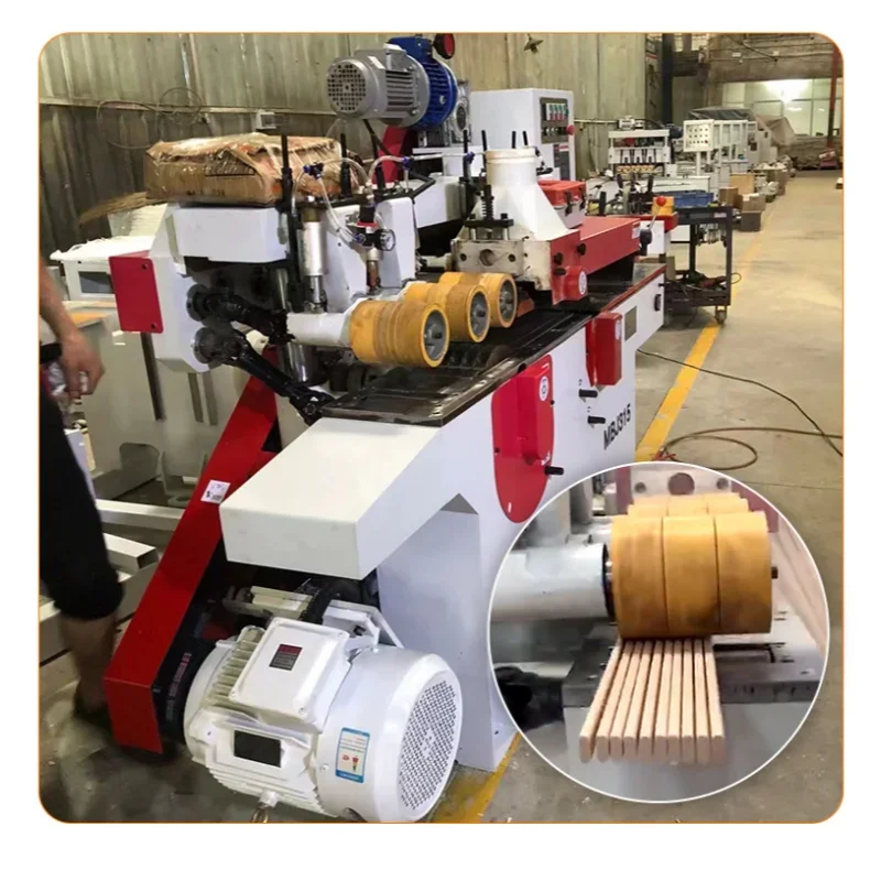 Bestseller Multifunctional Integrated Planing Sawing Wood Woodworking Machinery Woodworking Two Side Sanding Machine Solid Wood