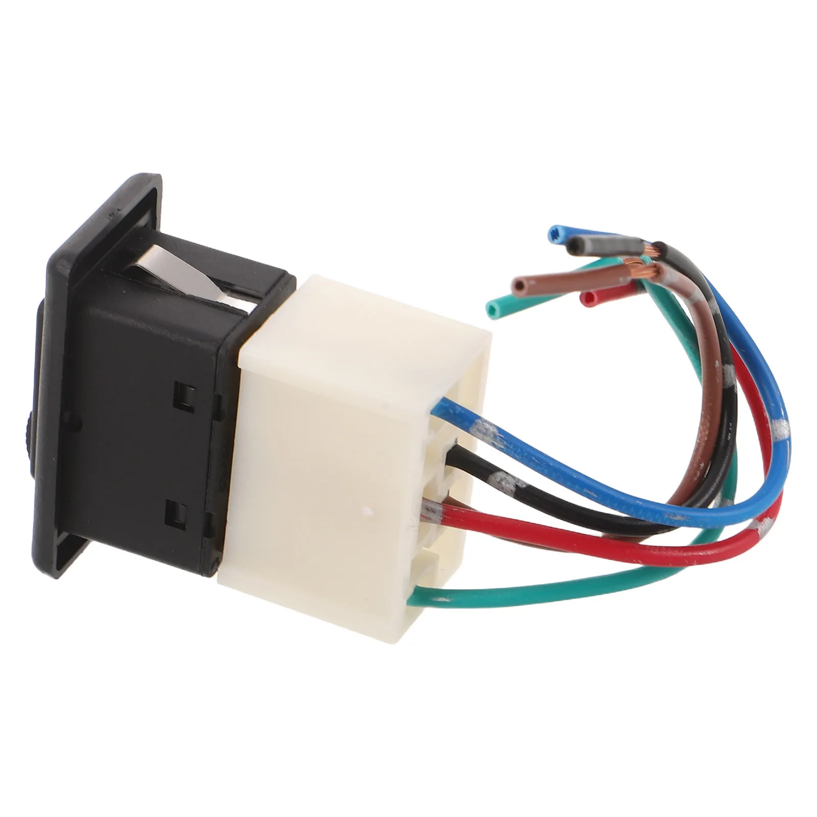 Universal 5 Pin Automotive Window Switch Red Light Indicator Momentary Lift Button Car Power Window Control Electric Door Glass