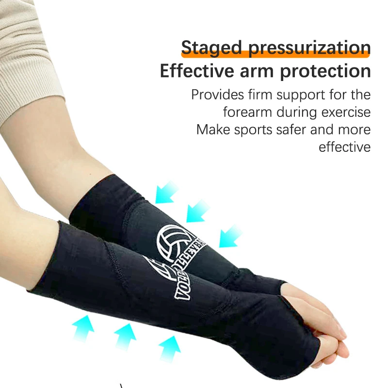 2Pcs Armband Wrist Support Breathable Compression Test Training Basketball Volleyball Elastic Sports Arm Guard for Hide Tattoos