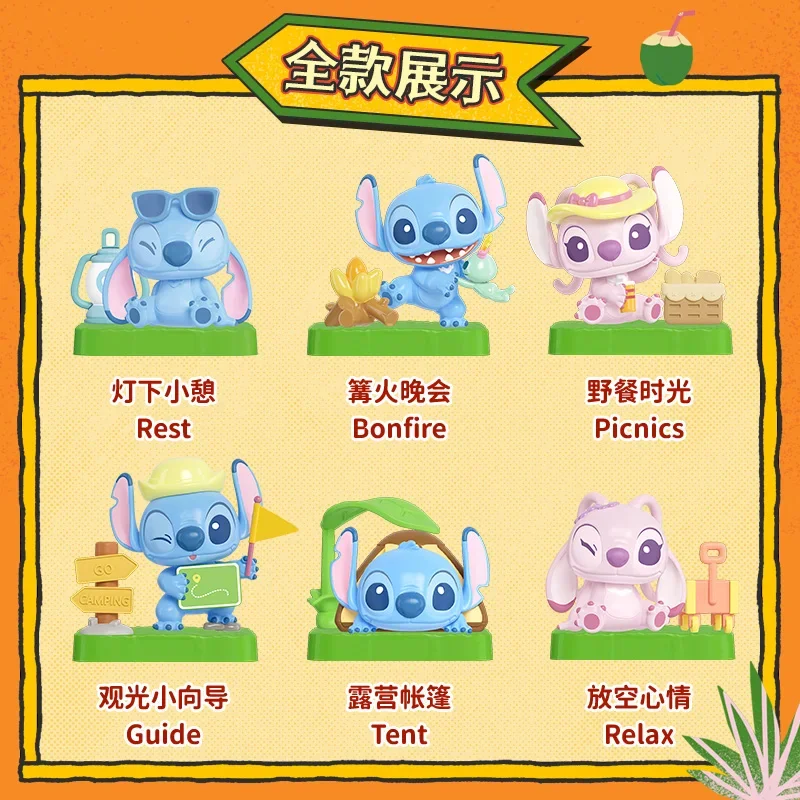 Disney Stitch Blind Box City Escape Plan Series Ornaments Peripherals Beautiful Gifts Cute Dolls