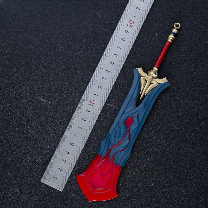 22 سنتيمتر/8.66in هونكاي: ستار السكك الحديدية لعبة الطرفية Yunli الثقيلة السيف تقطيعه سلاح معدني نموذج المشاجرة السيف الحرفية الحلي الصبي لعبة هدية #3