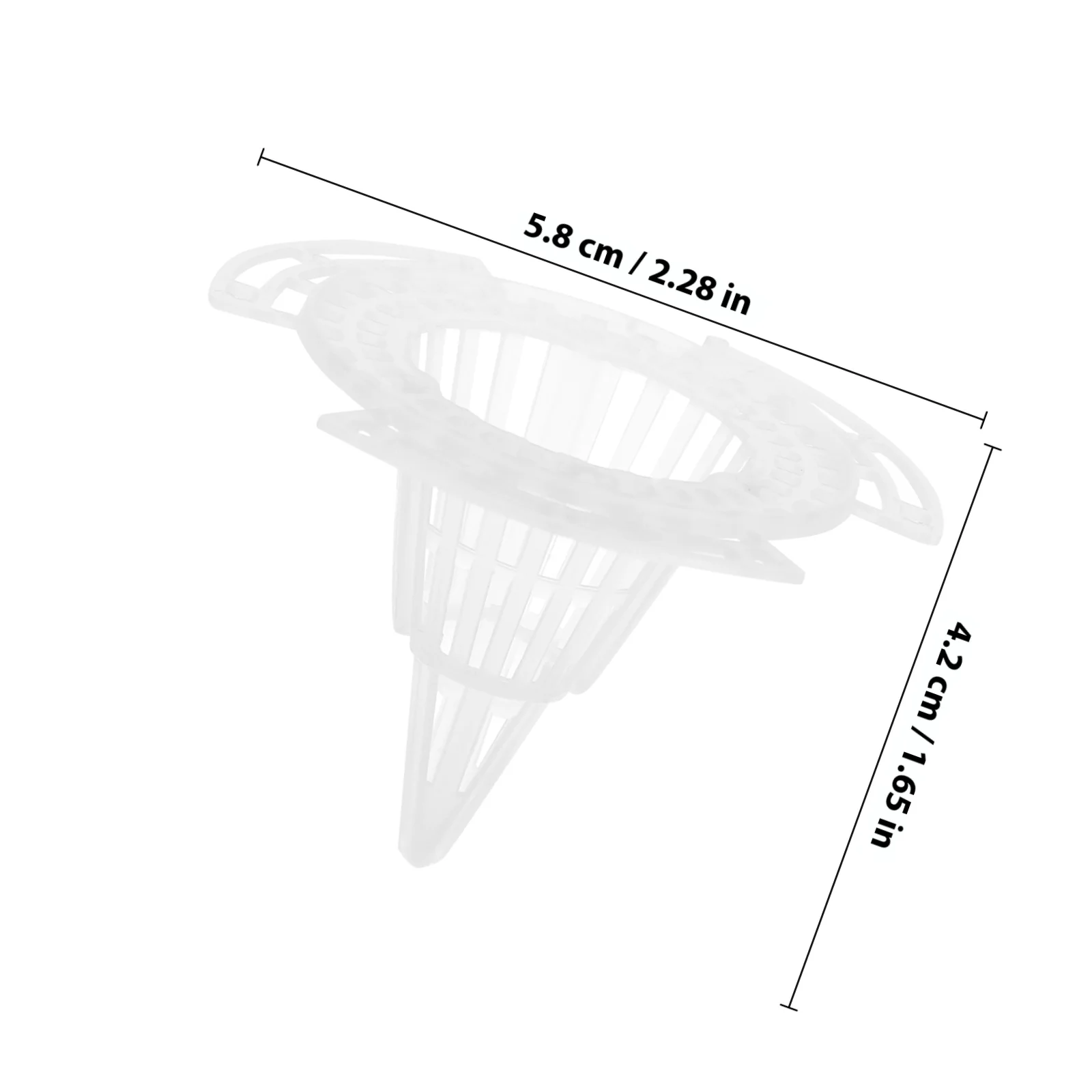 20 Stuks Bloempot Mesh Pads 2.5Cm Kegel Drainage Pakkingen Voor Plant Wortel Bescherming Bonsai Pot Bodem Netto Tuin gereedschap Plastic Mesh