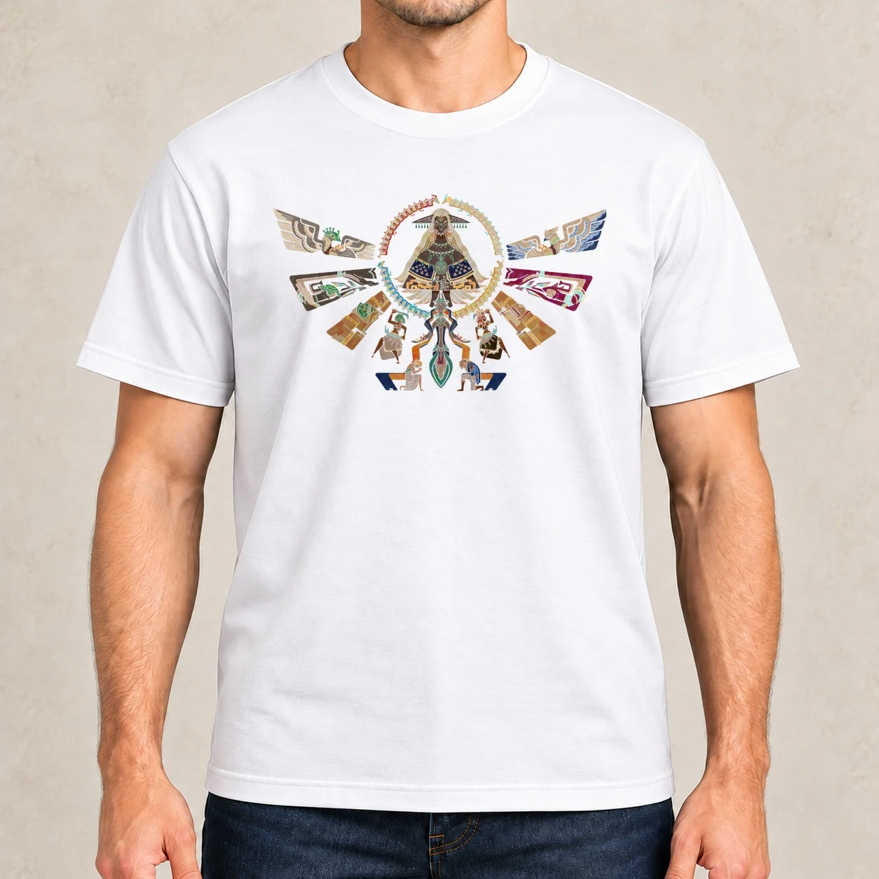 The First king of Hyrule T-Shirt t shirts for man cotton funny t shirt man designer cotton tshirt 100% T-Shirt