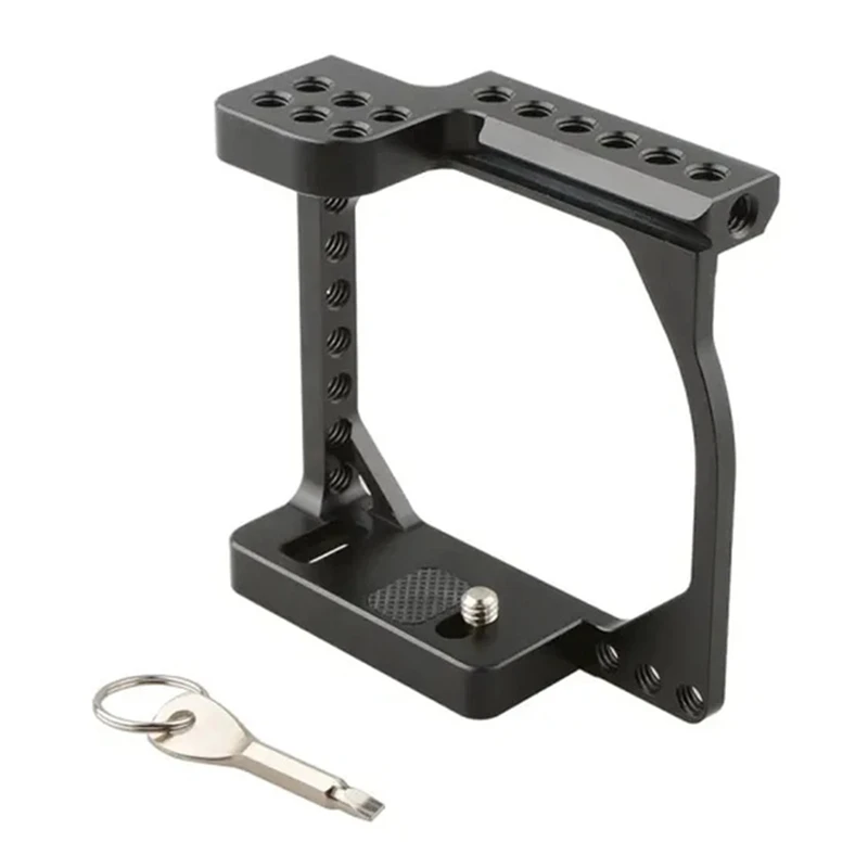 

New Camera Cage Frame With NATO Rail For Sony A6000 / A6300 / A6400 / A6500 / A6600 Canon Eos Cage Rig