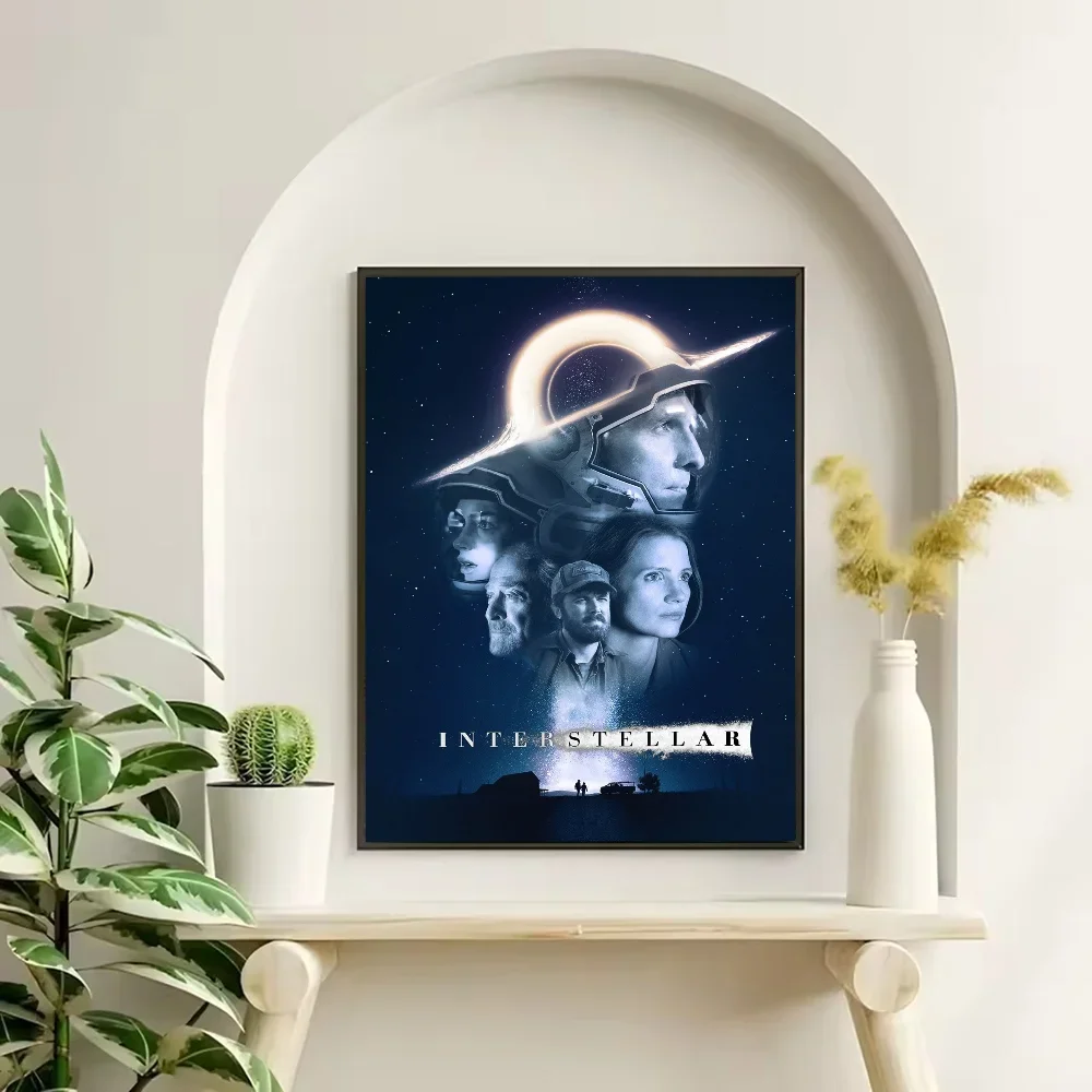 الكلاسيكية الساخنة الفيلم بين النجوم ملصق فني ديكور المنزل جدار الفن جدارية غرفة ديكور