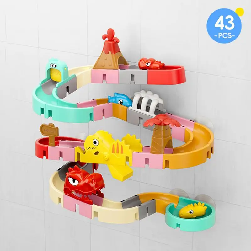 

Слайд-игрушки для ванной для детей, детская ванна, слайд-трек на присоске, интерактивные скользкие игрушки для ванной для детей от 4 до 8 лет