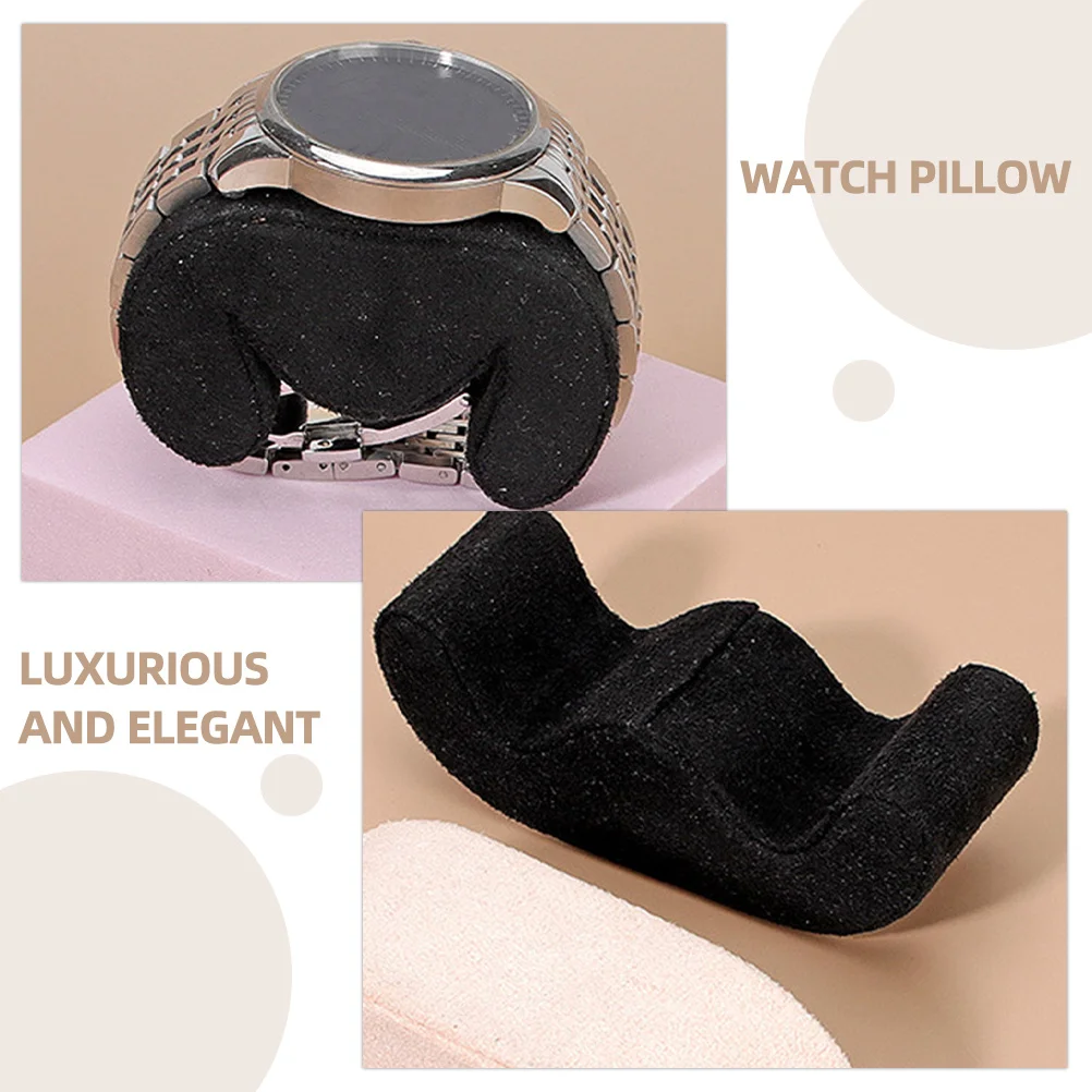 

2pcs Display Pillows: 3.8X1.8X1.3" High Elastic Eva Foam Cushion Compact Bracelet Pillow Holder For Jewelry Storage, Watch Case