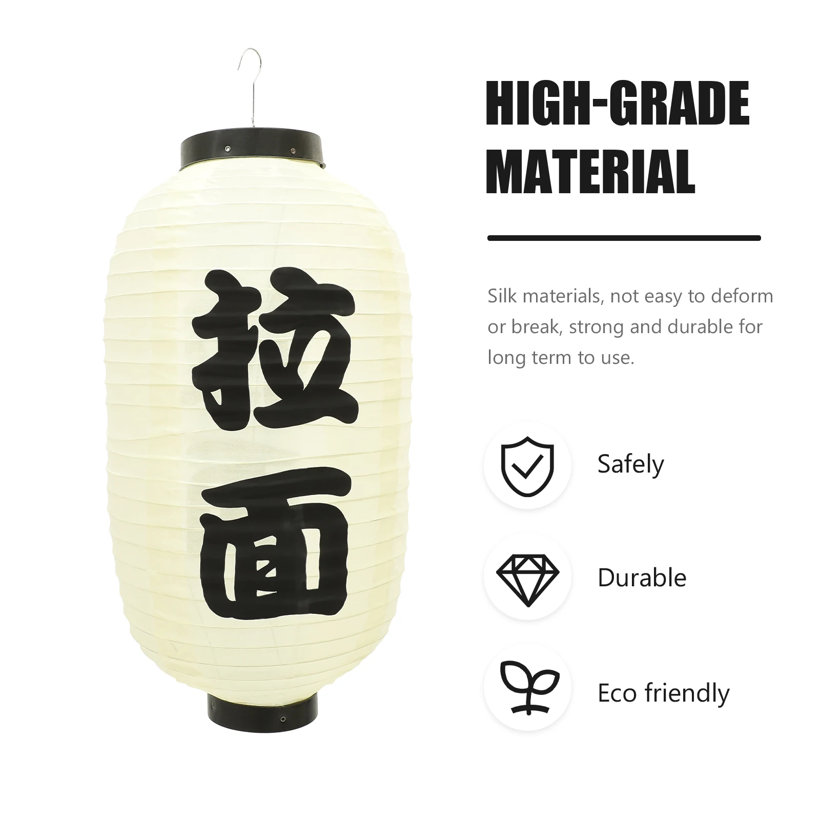 

Waterproof Silk Cloth Lantern Japanese Style Outdoor Indoor Decoration Suitable Restaurants Malls Homes Japanese Party Supplies