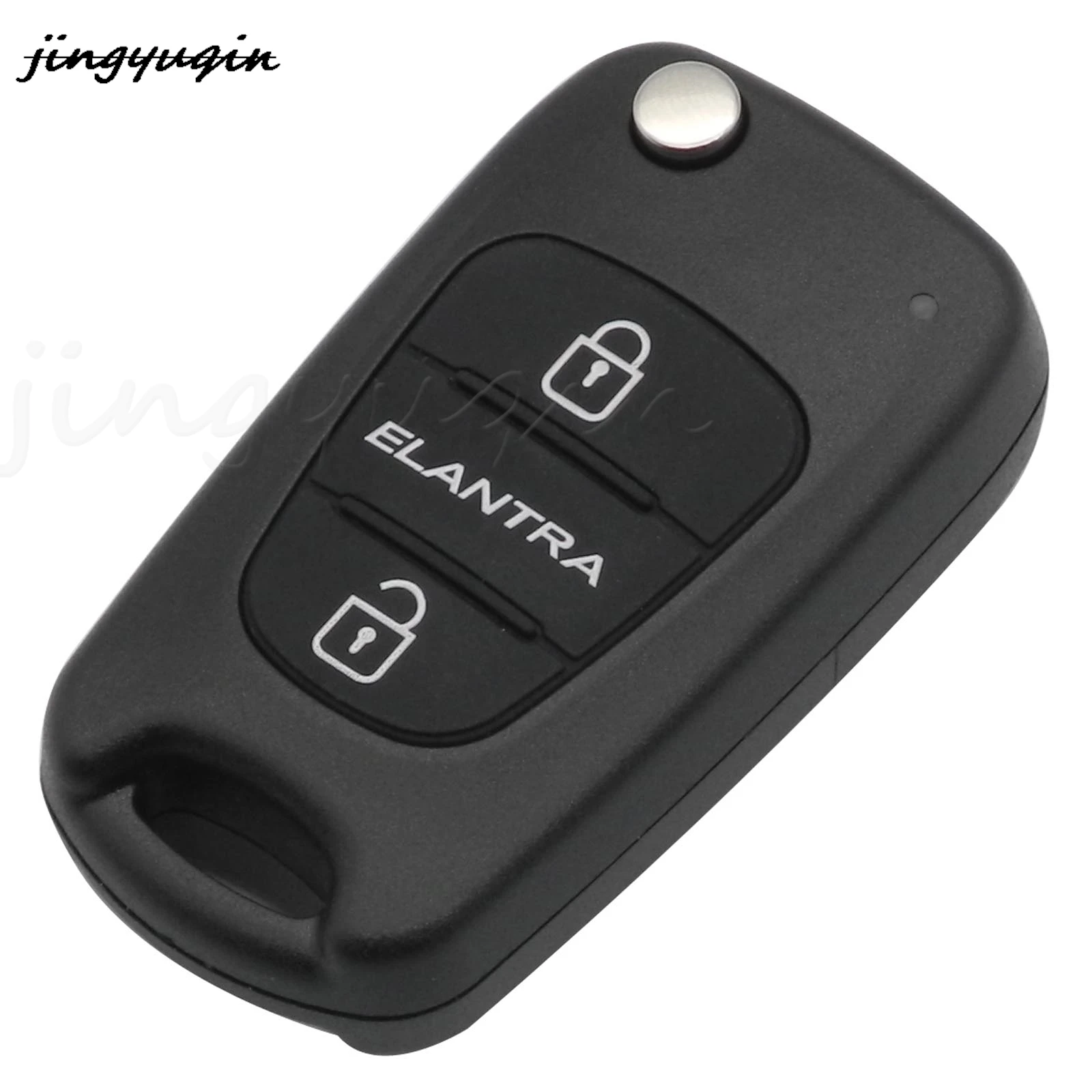 jingyuqin 3 Buttons Replacement Remote Car Key Shell Case Fob For Hyundai  Solaris Accent Elantra Fit Kia Morning