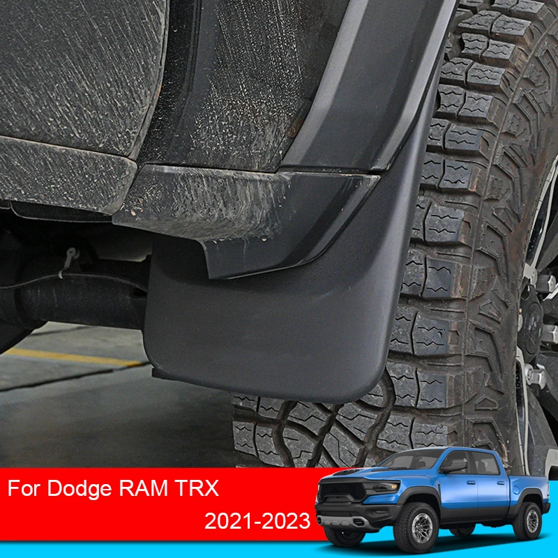 4PCS For Dodge Ram 1500 TRX 2021 2022 2023 Car Mudguard Mud Flaps Splash Guards Wheel Fender Custom Exterior Auto Accessories