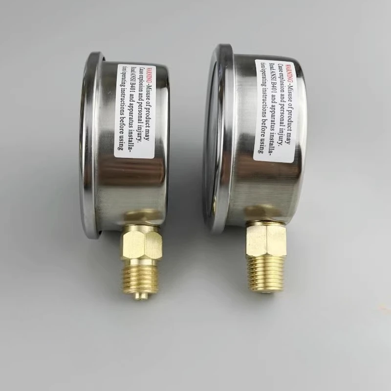 

M14 X1.5 Hydraulic Pressure Gauge Hydraulic Pressure Shockproof Barometer YN60 Shockproof Pressure Vacuum