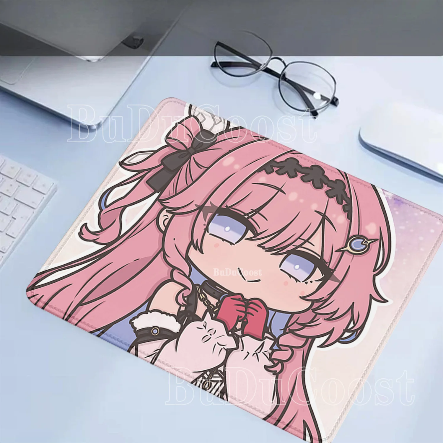 Denia Wuthering Waves Gaming small size Mousepad Kawaii Anime Girl game esports Keyboard Mouse Pad overlock HD printing Desk Mat