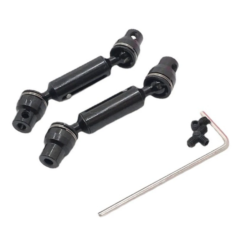RC Auto Teile Metall Upgrade Teile Vordere Und Hintere Antriebswellen Fit Für WPL 1/10 C74 1/16 Fernbedienung Auto Zubehör
