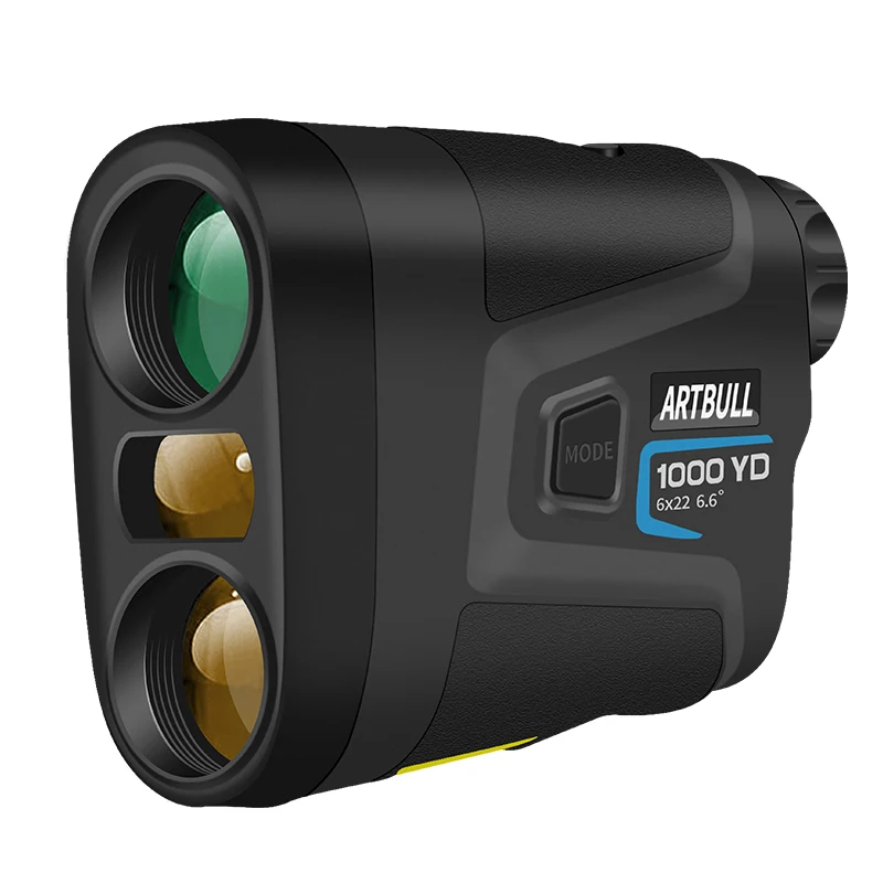 ARTBULL Laser Hunting Rangefinder 1000M Telescope Laser Distance Meter Speed Golf Rangefinder With Flag-Lock Slope Adjusted