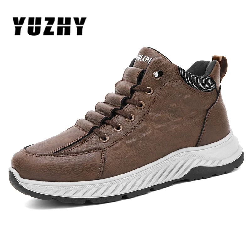 

men boots 2024 New Winter Slippers Warm Men Shoes Waterproof Non-Slip Plush Sneakers Male tenis shoes Boots Men Sneakers Winter